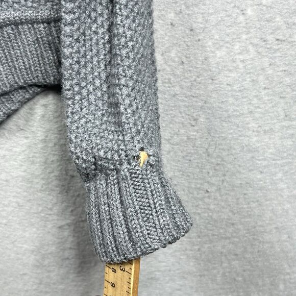 Lululemon Sweater Sunshine Coast Gray Women’s 10 Thumbholes Rayon Wool Blend - Picture 6 of 10